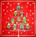 014 Owls - 3-ply (red)